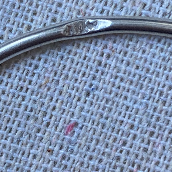 Vintage 925 Tinkerbell Sterling Silver Bangle - Picture 4 of 5